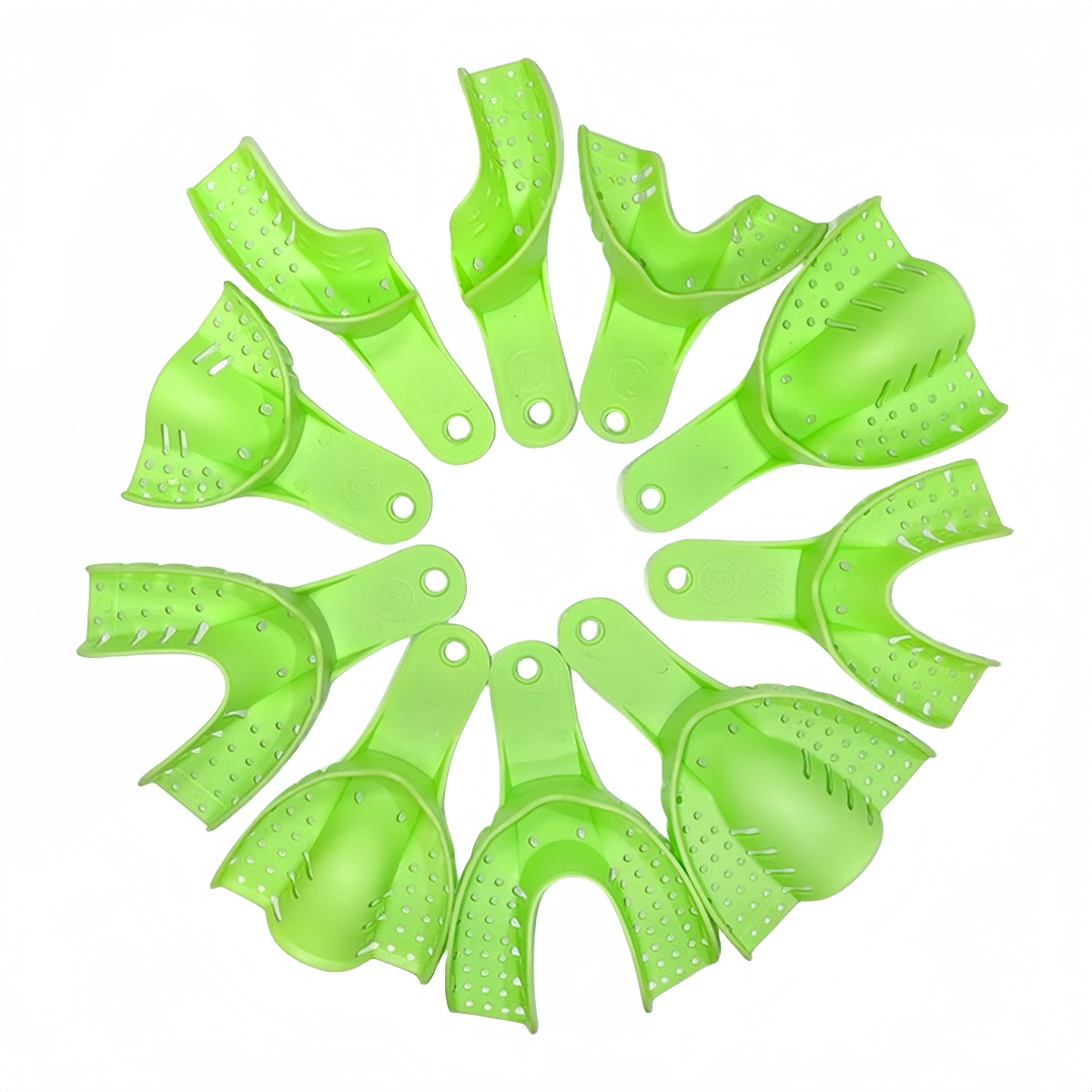 Teeth Whitening Trays - 10 teile/satz Autoklavierbare Dental Kunststoff Abdruck