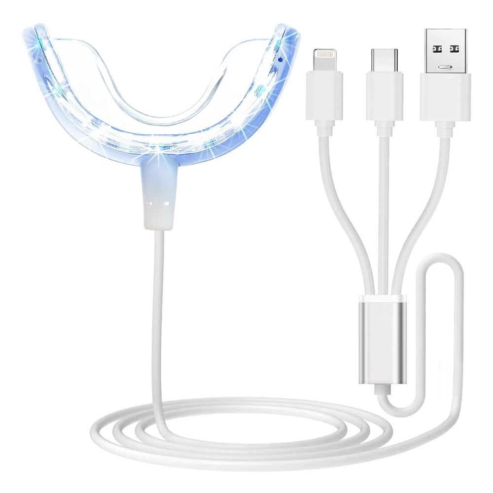 Teeth Whitening For Trays - Zahnaufhellungs-Beschleunigerlicht, 16 x leistungsstärkere blaue LED-Lichter,