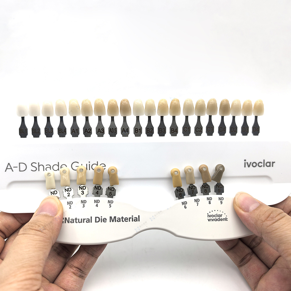Teeth Whitening For Trays - Ivoclar Dental Farbskala Kronen-Restaurations-Bleaching-Komparator Porzellanplatte Vorbereitete