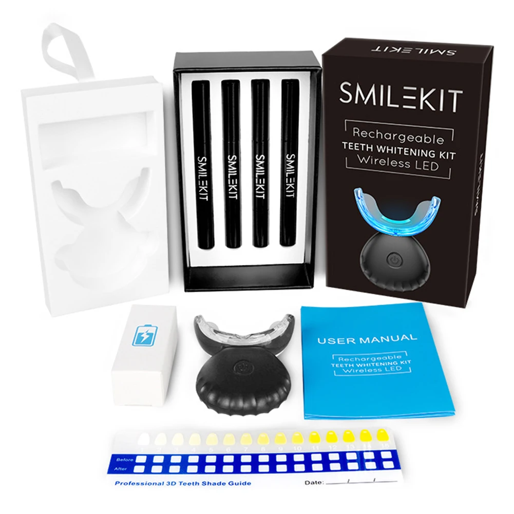 Teeth Whitening For Trays - Dental Zahnaufhellung Kit Mini 16 LED