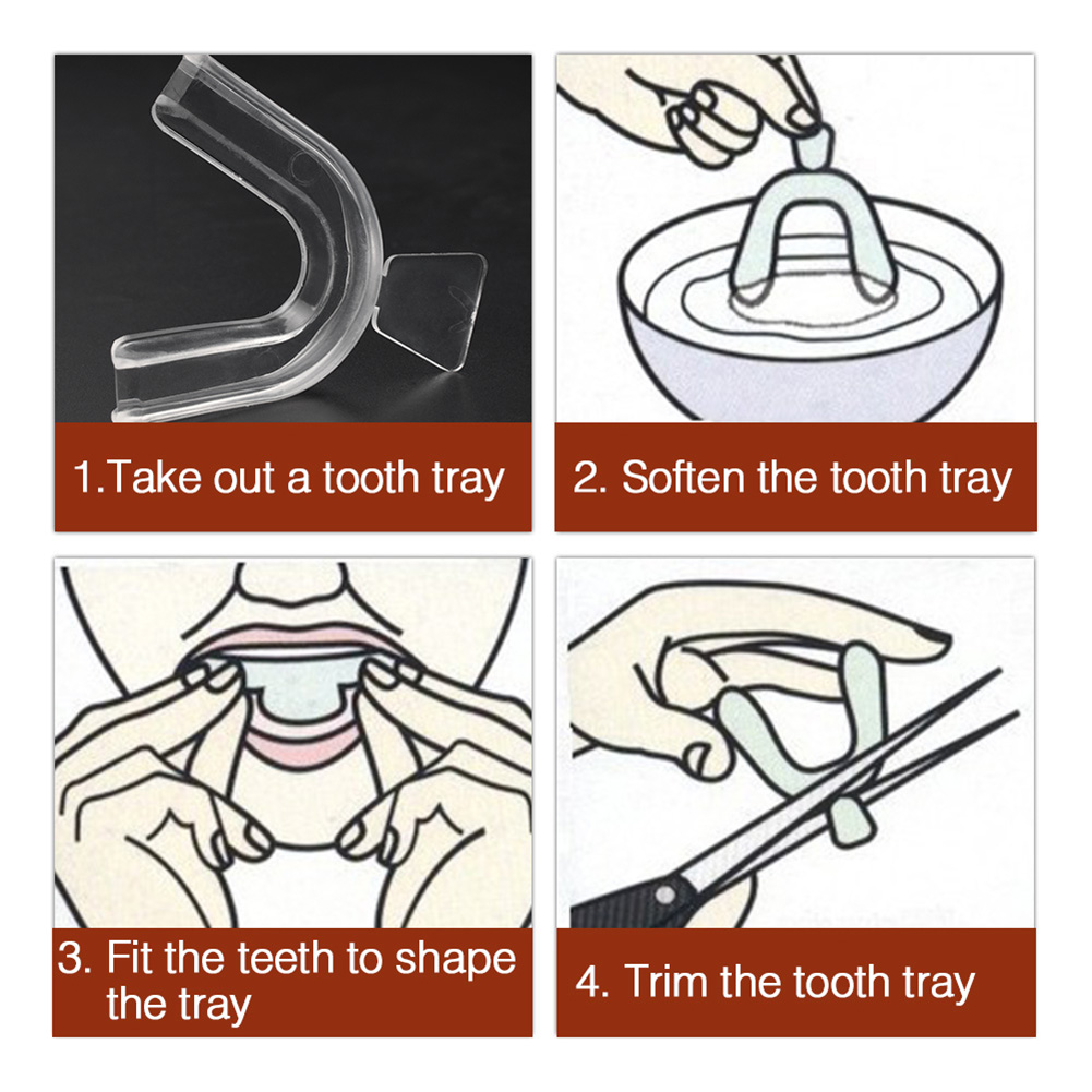 2-10 Stück Silikon-Mundschutz  – Teeth Whitening For Trays Bewertung und Preis