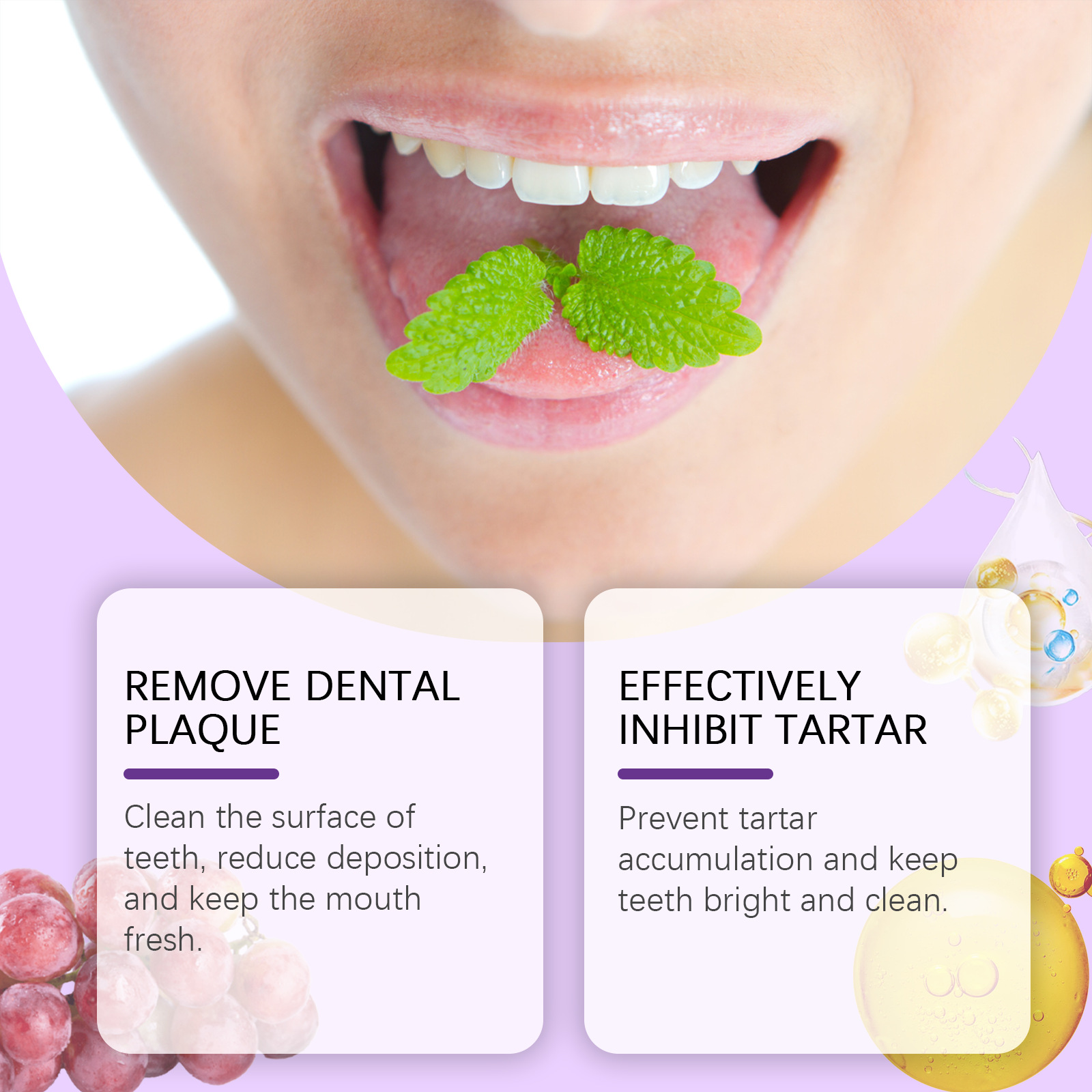 Grape Teeth Whitening Zahnpast – Teeth Whitening Yellow Teeth Bewertung und Preis
