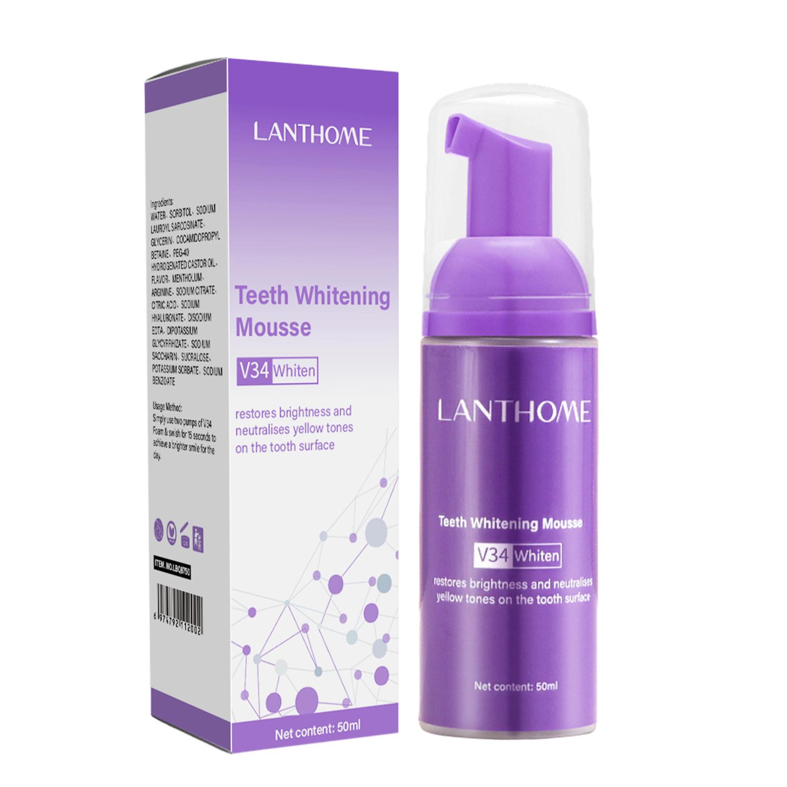 V34 Mousse Zahnreinigungs-Zahn – Teeth Whitening Yellow Teeth Bewertung und Preis