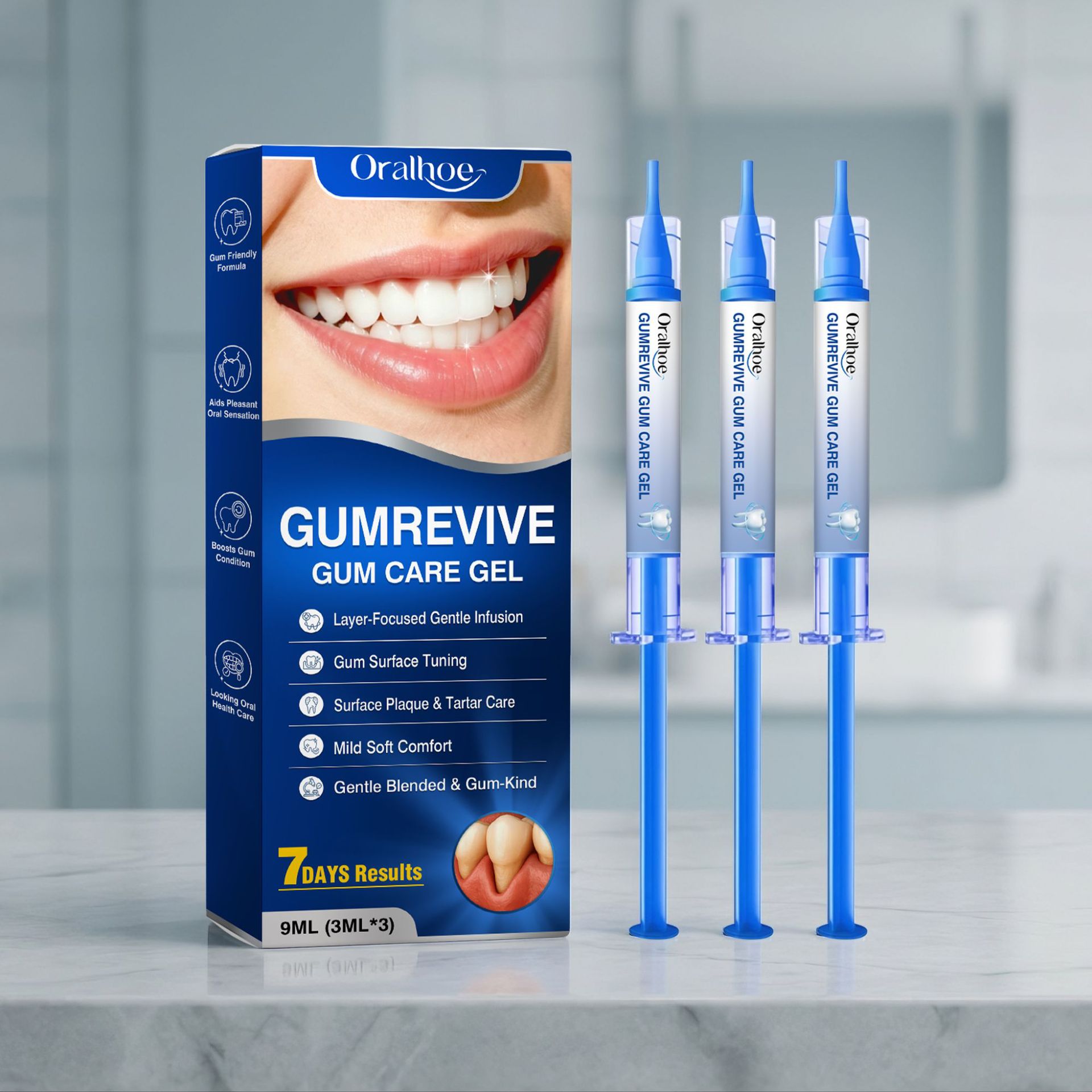 Mundpflege-Gel 3-teiliges Zahn – Teeth Whitening Q&M Bewertung und Preis