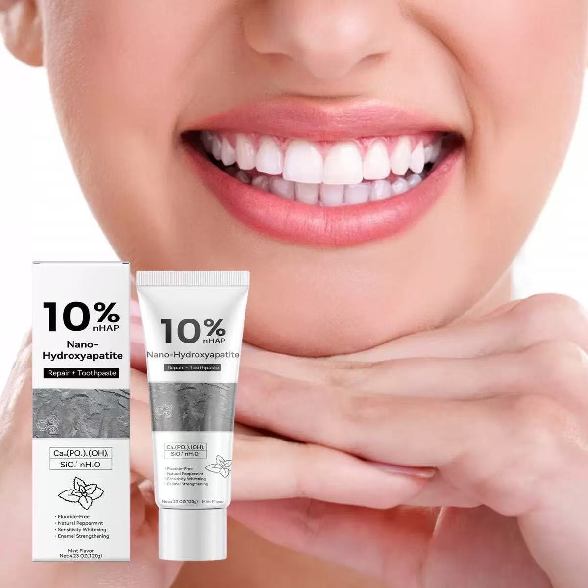 10% Nano-Hydroxyapatit Zahnpas – Teeth Whitening Yellow Teeth Bewertung und Preis